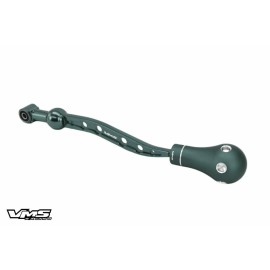 VMS SILVER SHORT SHIFTER + TEAR DROP SHIFT KNOB + BUSHINGS FOR 96-00 HONDA CIVIC