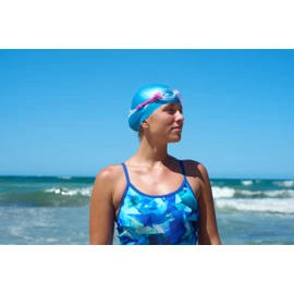 Zoggs Panorama Swimming Goggles Adults, Men and Women - UV Protection, Anti-Fog, Comfortable, Leak-proof Fit, Quick Adjustable Headband, 180° All-Round View, Clear Lens/Clear/Purple