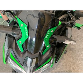 ZESIDIMO Trim Windscreen Cover for Kawasaki Z900 Z 900 SE ABS 2020 2021 2022 2023 2024 Motorcycle Accessories Visor Plate Decorative Windscreen (Green)