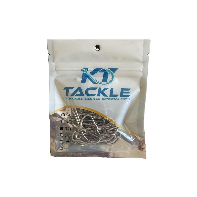 long shank fishing hook available in sizes 5/0, 4/0, 3/0,