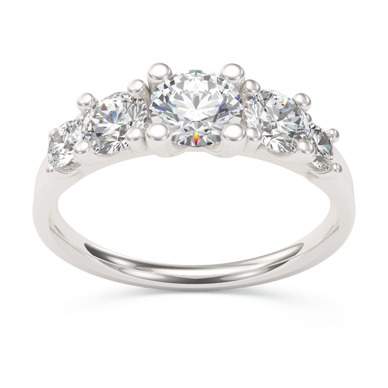 Kolibri Rings Women's Ring Cubic Zirconia Silver 925 Engagement Ring