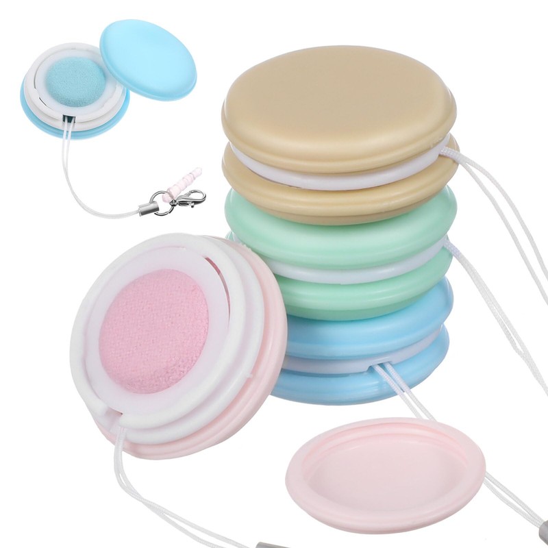 STOBOK 4pcs Macaron Screen Cleaners Eyeglass Lens Portable Phone Screen