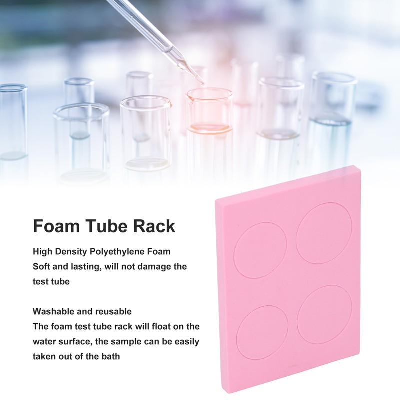 Foam Tube Rack Rectangle High Density Floating Foam Centrifuge Tube