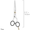 JAGUAR Pre-Style Relax P 5.5 Inches Hairdressing Scissors in Offset