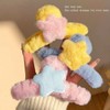 Women's Autumn/Winter Plush Star Large Claw Clip Star Blue Grip 20ea