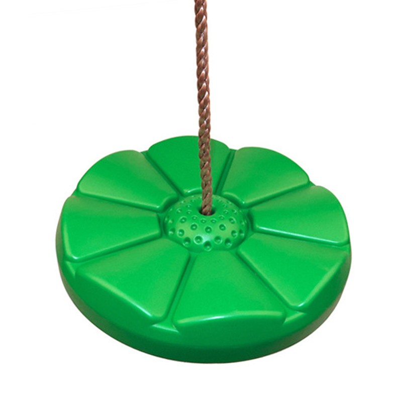 Heavy Duty Plastic Disc Tree Swing with PE Rope for