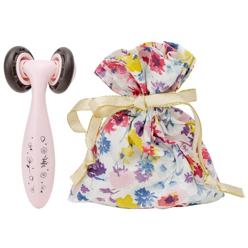 Cozy Company 172108 Massage Roller Drawstring Gift Set, Primura Pink,