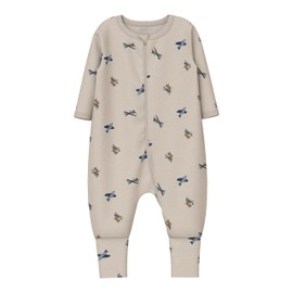 NAME IT Men's Nbmnightsuit Zip Ff Airplane Noos, Peyote