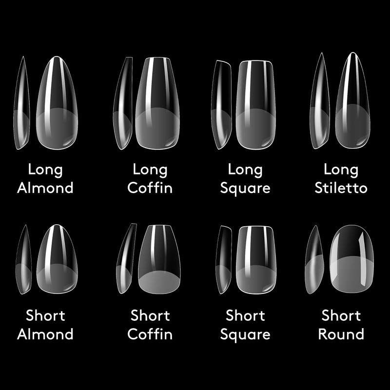Mylee Fix N Flash Soft Gel Tips - Short Square
