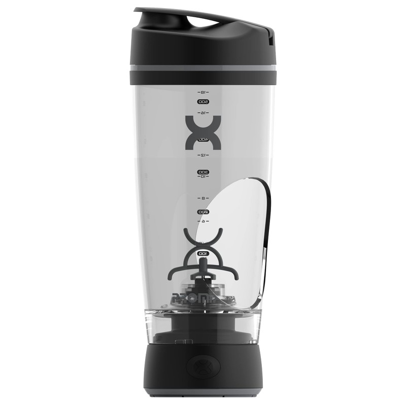 Promixx Botella coctelera original, funciona con pilas, para batidos de