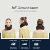 BodyPedia Air Inflatable Neck Pillow for Travel, Soft Support, Waterproof,