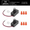 2 Pack Dusk to Dawn Sensor for Outdoor Lighting 120-277V,
