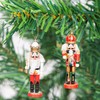 SHATCHI 13cm Wooden Christmas Nutcrackers 4pcs Set - Soldiers King