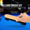 2pcs Billiard Table Brushes, Multi Functional Billiards Table Rail Brush