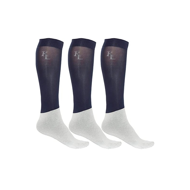 Kingsland Lightweight Riding Socks - 36-41,Navy
