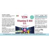 Vitamin E 400 IU - 120 Softgels for 120 Days