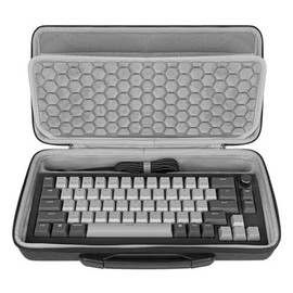 Geekria Carrying Case for 65%/68 Key Keyboard Knob Compatible with Keychron Q2