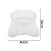 Alnicov Ergonomic Bath Headrest Pillow Bath Pillows with Strong Suction
