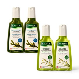 Rausch Seaweed Herbal 2 Type Oily Scalp Moisture Care Shampoo 2 Sets Total 4 / 라우쉬 씨위드 허벌 2종 지성 두피 수분케어 샴푸 2세트 총4개