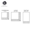 Boston International IHR 3-Ply Guest/Dinner Paper Napkins, 8.5" x 4.5",
