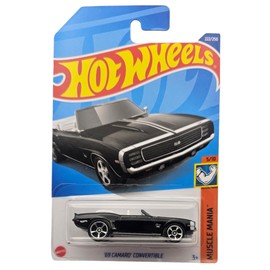 Hot Wheels 69 Camaro Convertible Long Card