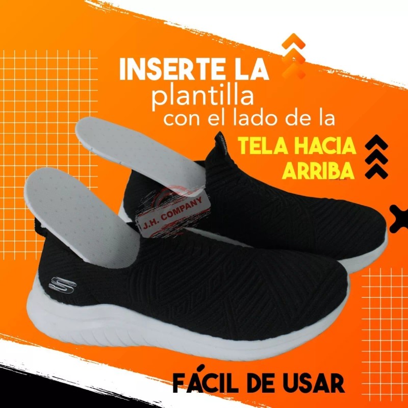 J.H. Company Plantillas Acolchonado Anti Impacto Ajustable Zapatos 9910