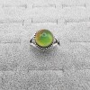 Sterling Mood Ring in Sterling Silver Plated, Color Changing Ring