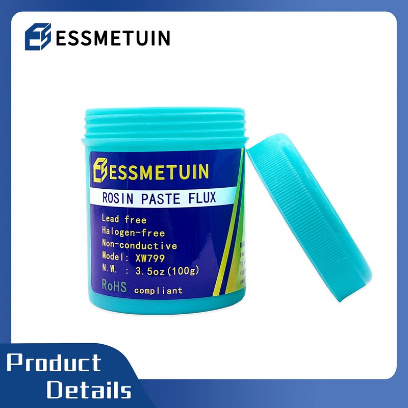 Essmetuin Rosin Paste Flux, No Clean Lead Free Rosin Soldering