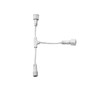 ASAHOM Power Injection T-Connector, White