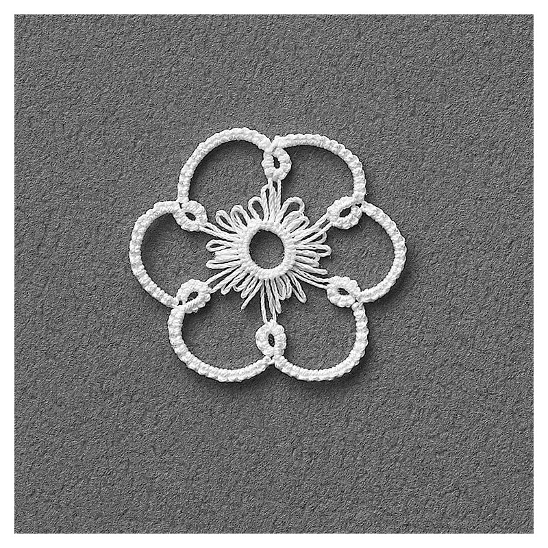 Clover Picot Comb Taupe 8115