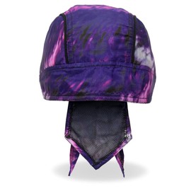 Hot Leathers HWH1118 Tie-Dye 2 Headwrap - One Size Multi