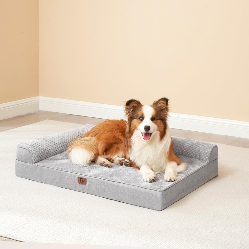 EHEYCIGA Extra Large Dog Bed Memory Foam, Orthopedic Dog Bed
