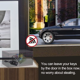 Faraday Box for Car Keys, Car Key Signal Blocking Box, Faraday Box for Car Keys RFID Box Key Box Signal Block Key Fob Protector Box Anti-Theft Faraday Box Cage