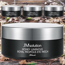 JM Solution Eye Patch Set Moisturizing Sleep Patch Honey Glow Royal Propolis Eye Patch Black 4 Pieces 90g 60 Pieces / 제이엠솔루션 아이 패치 세트 수분 공급 수면 패치 꿀광 로얄 프로폴리스 아이패치 블랙 4개 90g 60개입