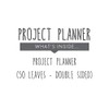 LUX PRO A5:Project Planner - LUX Productivity Refill Pack -