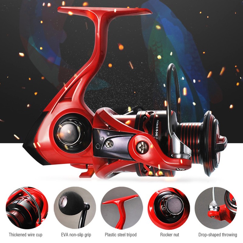 Spinning Reel 13+1BB 14 Bearings Left Right Interchangeable Wheel Fishing