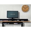 Unilux Bali Palma Modern Wall Clock Bamboo Dial 30 cm