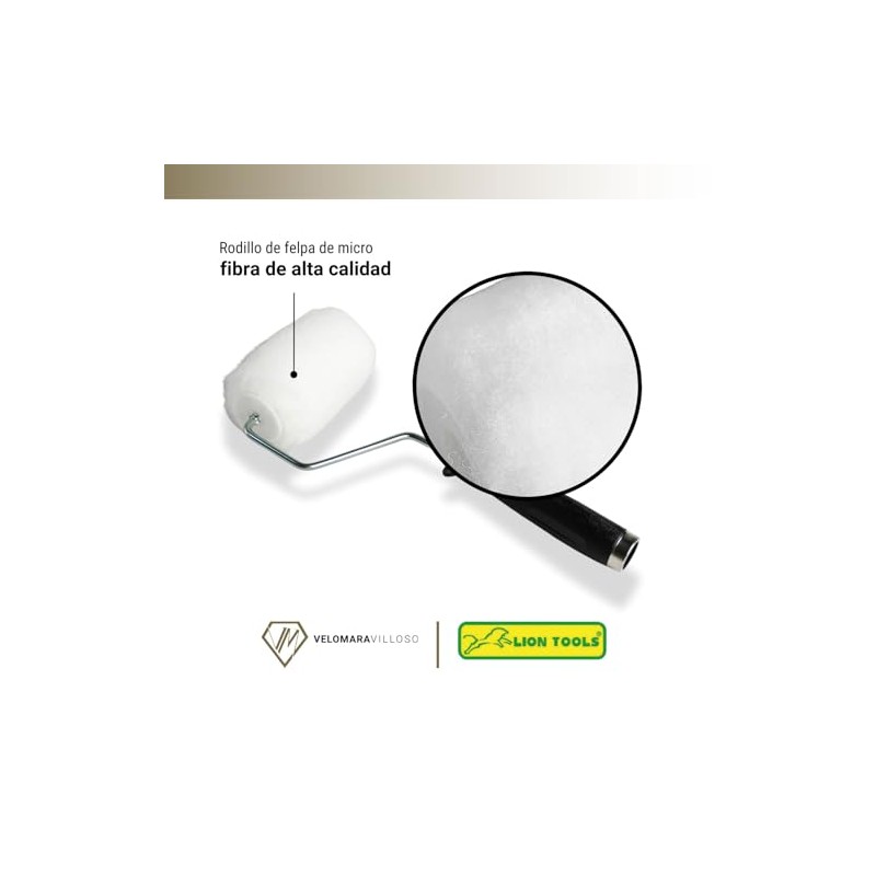 LION TOOLS - Rodillo Para Pintar Felpa 4 X 3/4