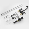 Bathroom Sink Faucet 4 Inch 2 Handle Centerset Oil Rubbed