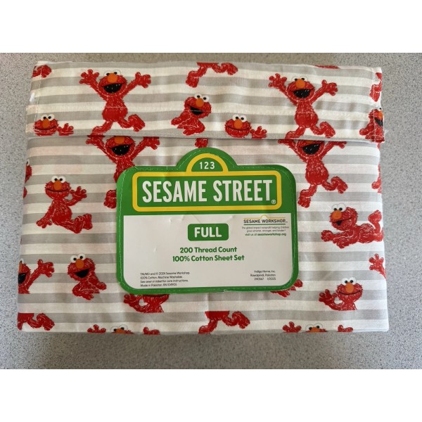 Sesame Street New Elmo Sesame Street Full Sheet Set 4-Piece