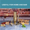 AUOXIOUYM 11-Pcs Cocktail Shaker Set Gold,Bartending Kit Stainless Steel Shakers