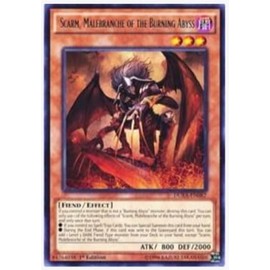 yugioh - Scarm, Malebranche of The Burning Abyss (DUEA-EN082) 1st Edition Rare - Duelist Alliance