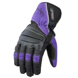 LADIES PURPLE SPEED MAX WOMENS MOTORBIKE/MOTORCYCLE/MOTOCROSS TEXTILE GLOVES (L)