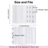 FEUNLEM 4 Hook Bra Extenders for women, Adjustable 4 hook