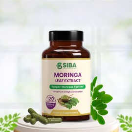 Siba Nutraceutical LLC SIBA Ultra Pure Organic Moringa Capsules 10,000mg