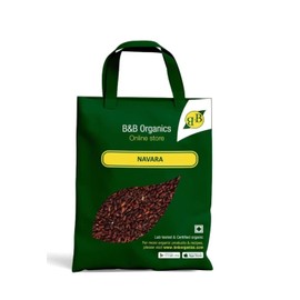 B&B Organics Navara red rice (5 kg/ 11 pound) Laal Chawal/Certified organic/Natural and Premium navara rice/Ancient Ayurvedic Kerala Rice/Njavara Rice/Chemical free Red rice/Indian Rice