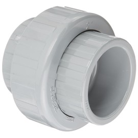 Spears 857-C Series CPVC Pipe Fitting, Union with Viton O-Ring, Schedule 80, 2" Socket
