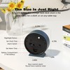 AYRELY® 4.5" Analog Alarm Clock,Small Retro Desk Clock Battery Operated,Slient