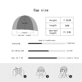 1 PCS Unisex Silicone Swim Cap，Swimming Cap for Women ，Comfortable Bathing Cap Ideal for Curly Short Medium Long Hair，Shower Caps Keep Hairstyle Unchanged