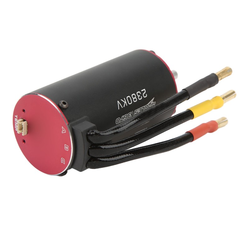3670 2380KV 4 Pole Supersonic Brushless Motor with Temperature Sensor